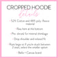 Retro Pink Bride Crop Top Hoodie