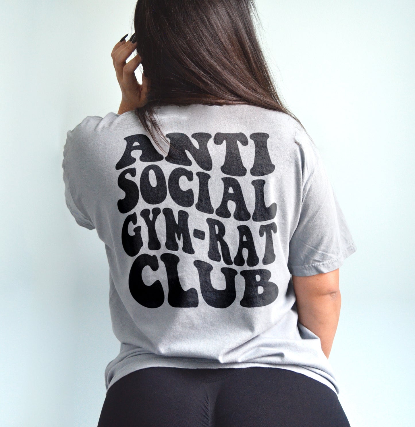 Anti Social Gym Rat Club Shirt, Funny Workout Gym Shirt