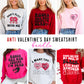 Anti Valentine's Day Sweatshirt Bundle, Two Surprise Valentine's Sweatshirts Grab Bag Bundle