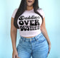 Daddies Over Dusties Baby Tee Crop Top, I Love Hot Dads Shirt