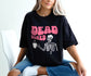 Dead Tired Skeleton Funny Coffee Shirt