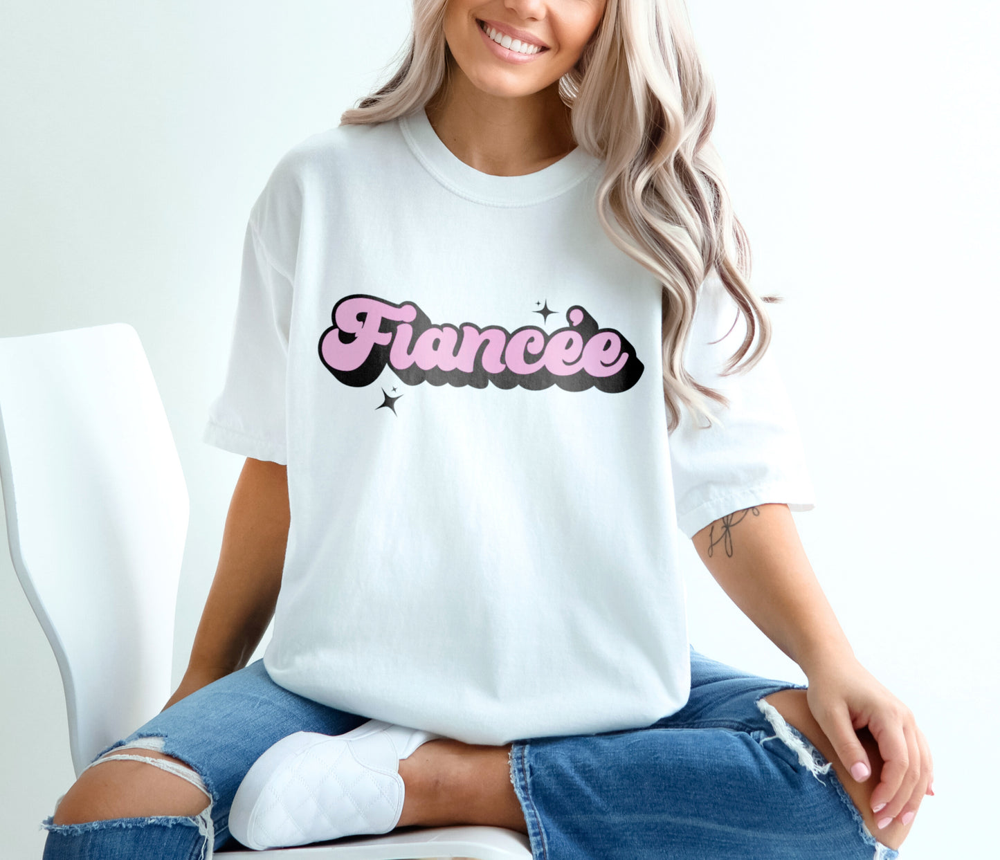 Retro Fiancee Shirt, Engaged Future Mrs Shirt