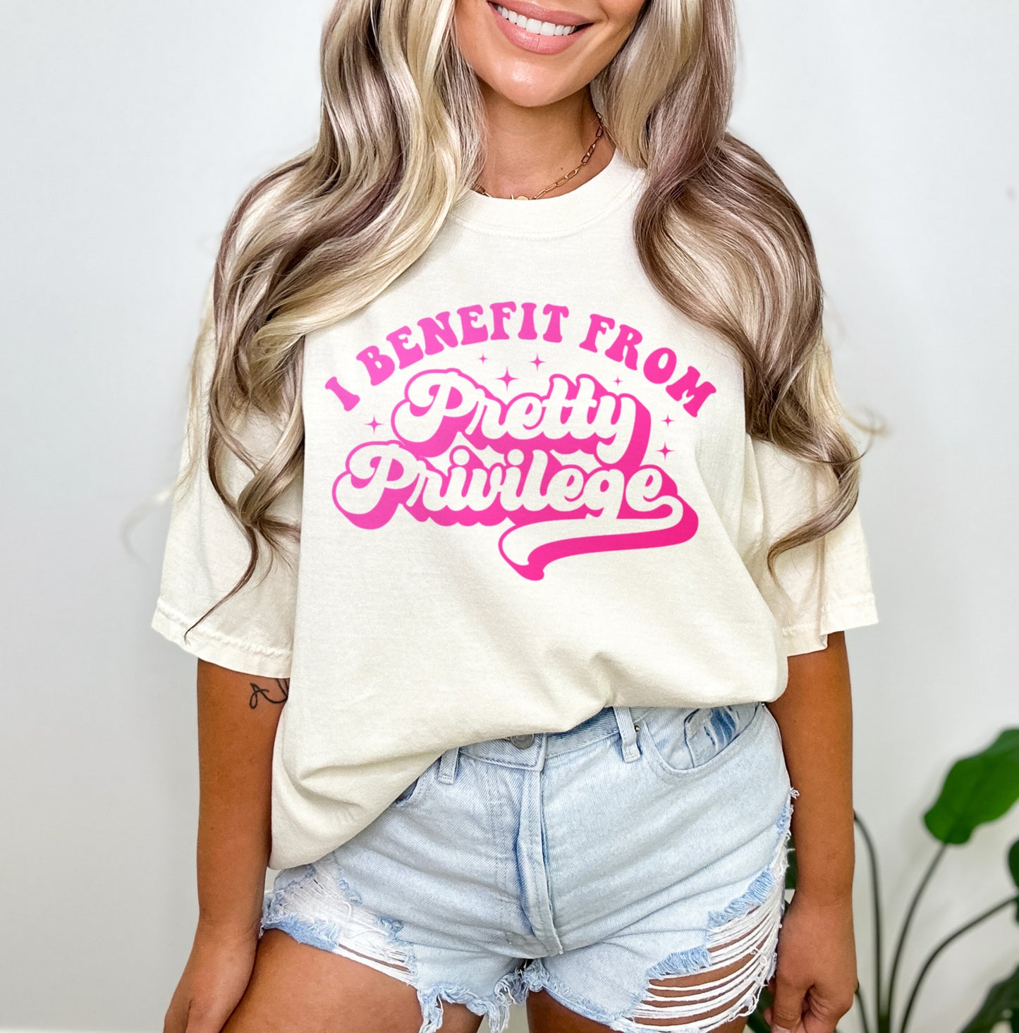 I Benefit From Pretty Privilege Shirt