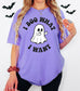 I Boo What I Want Ghost Middle Finger Halloween Shirt