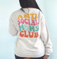 anti social moms club sweater