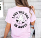 I Put The Boo in Booty Funny Sexy Ghost Adult Halloween Shirt