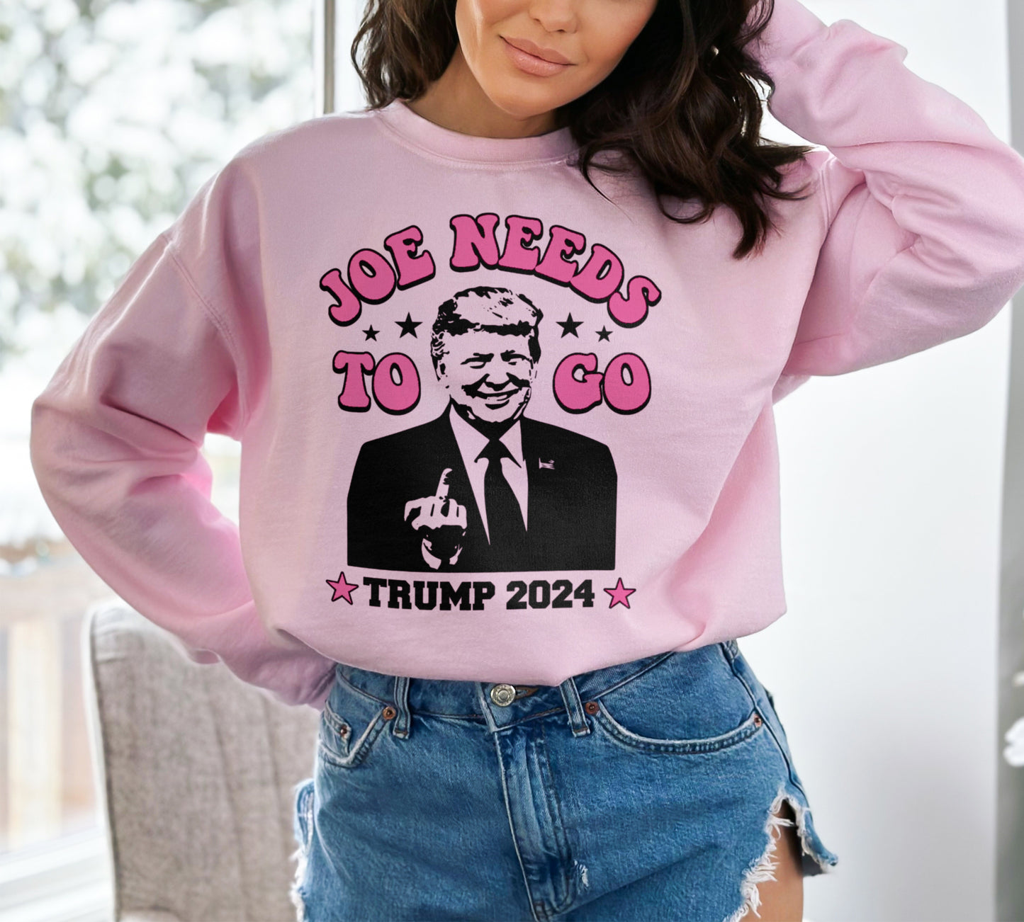 Joe Needs To Go Funny Donald Trump 2024 Republican Sweatshirt