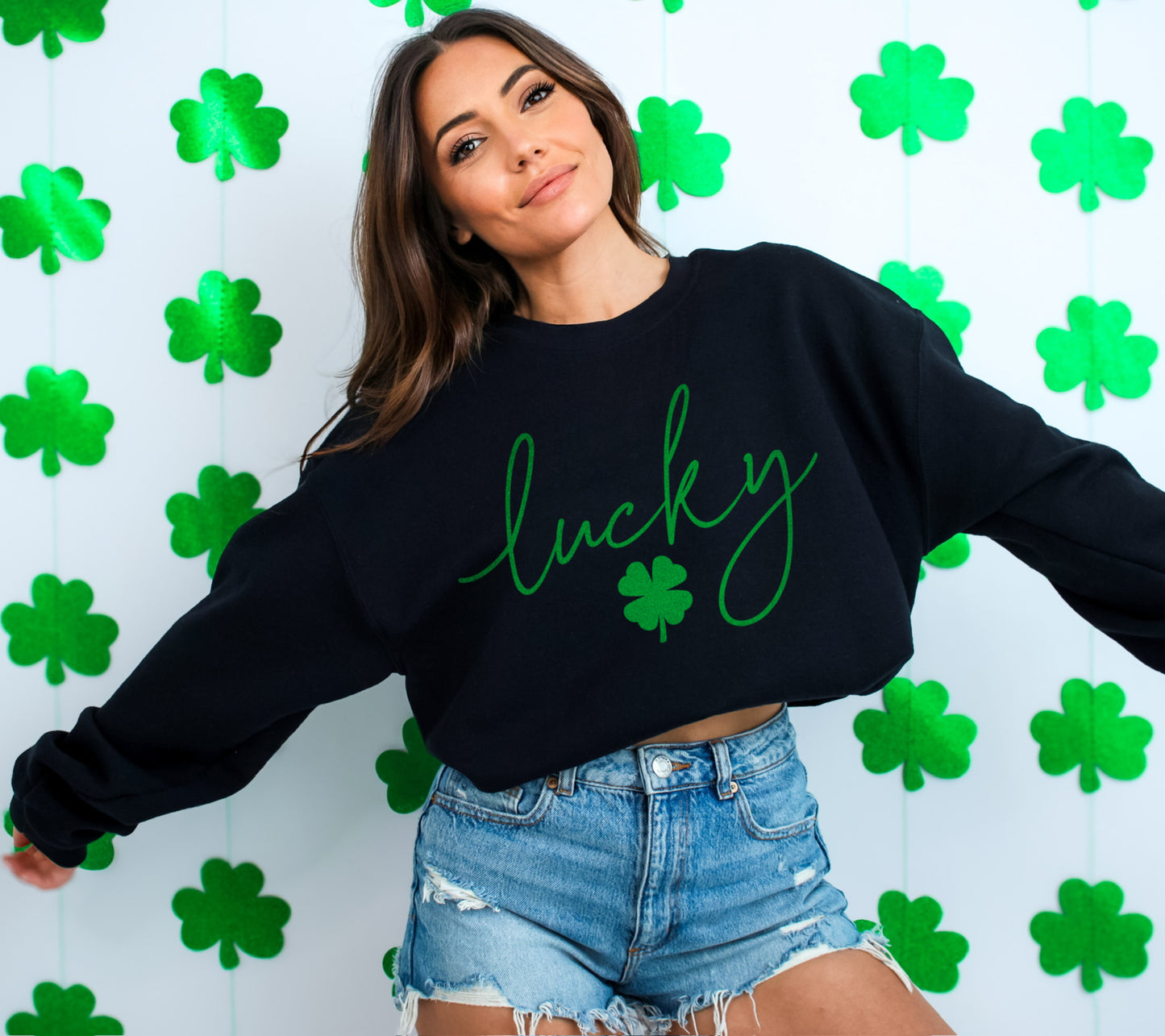 Lucky Shamrock St Patrick's Day Sweatshirt