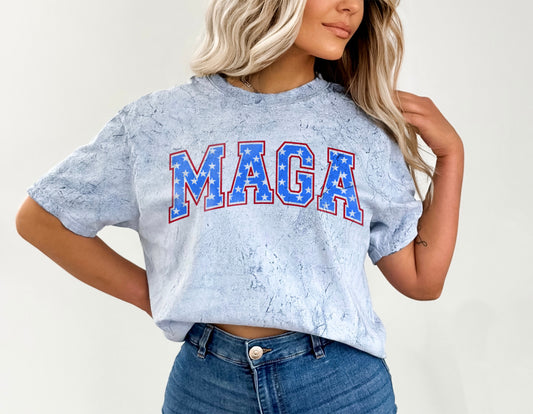 MAGA American Flag Donald Trump Republican 4th of July Shirt