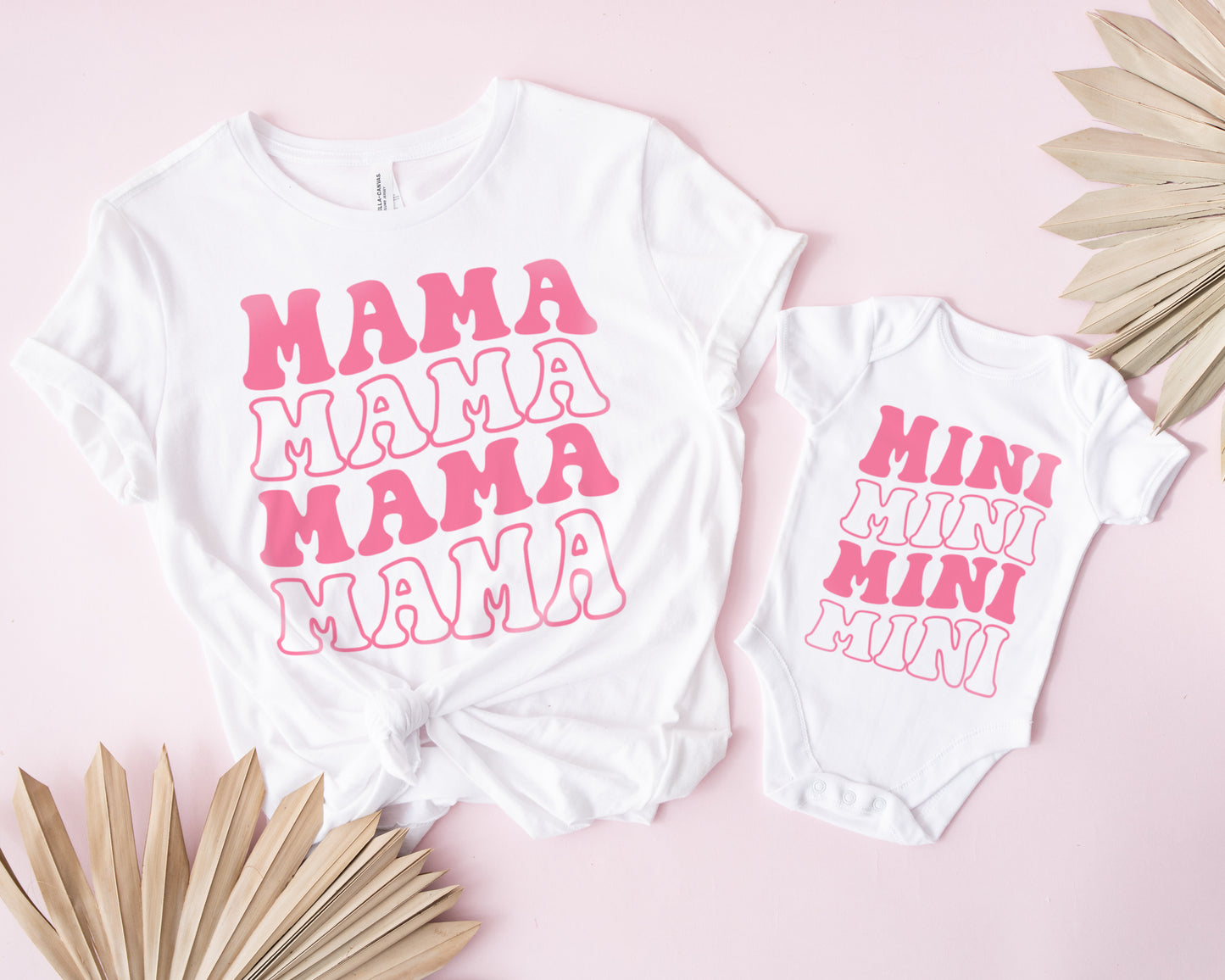 Mama and Mini Matching Shirts, Retro Mommy and Me Mom and Daughter Shirts