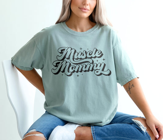 Muscle Mommy Retro Workout Gym Shirt