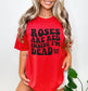 Roses are Red Inside I'm Dead Funny Valentine's Day Shirt, I'm Dead Inside Skull Valentine's Day Shirt