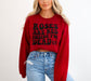 Roses Are Red Inside I'm Dead Funny Valentine's Day Sweatshirt, Dead Inside Skull Gothic Valentine's Day Sweater