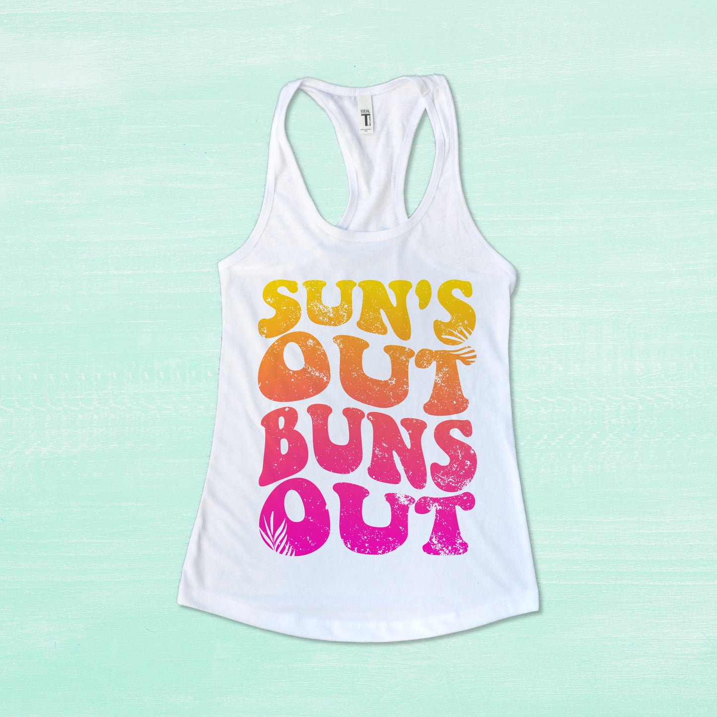 Suns Out Buns Out Tank, Sunshine On My Mind Tank Top, Retro Summer Shirt, Summer Sun Beach Tank, Beach Vacation Shirt