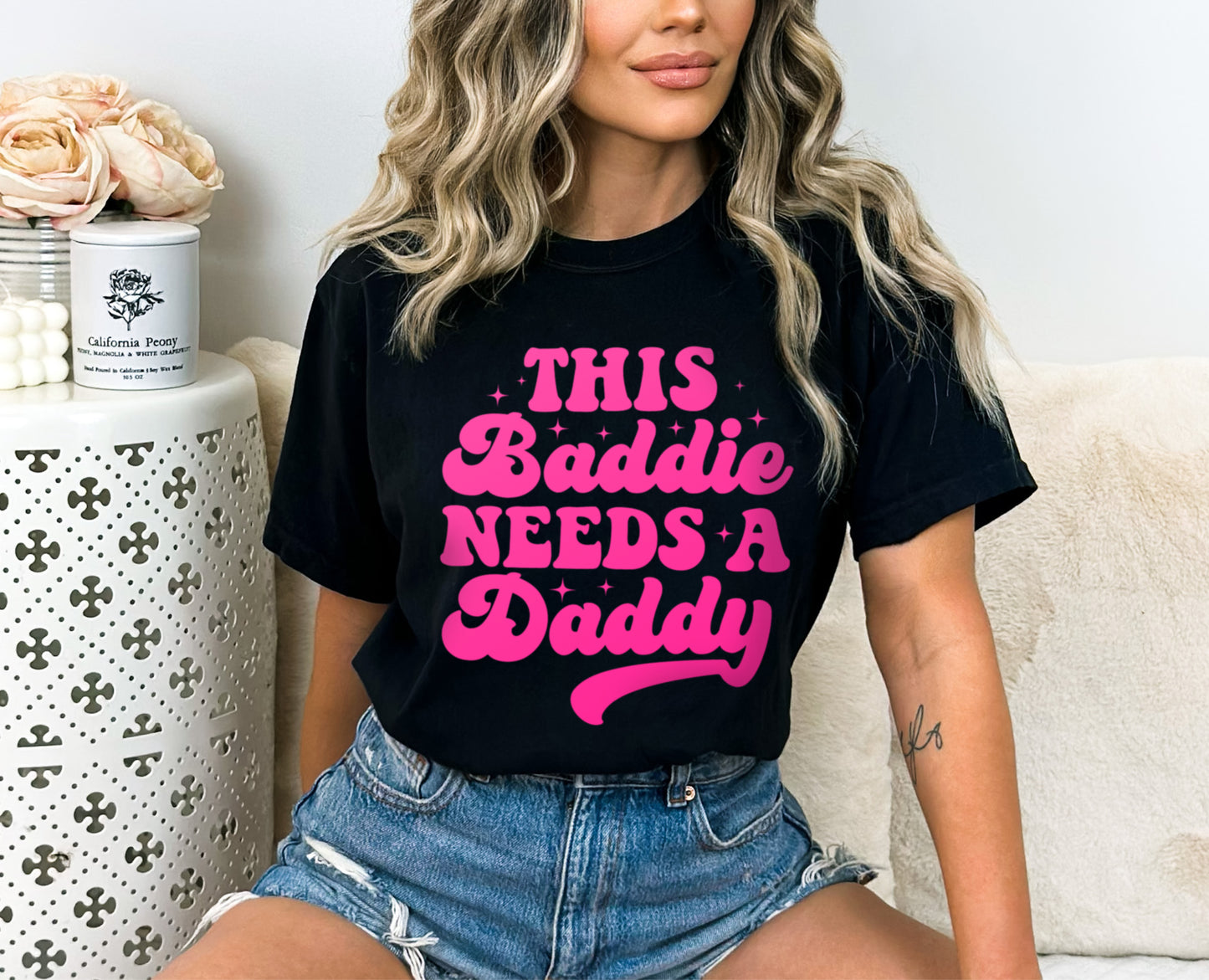 This Baddie Needs a Daddy Shirt, I Love Hot Dads Baddie Shirt