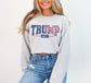 Trump Daddy 2024 USA American Flag Republican Sweatshirt