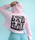 Your Dad is My Cardio Crop Top Hoodie, Funny Gym Hoodie, I Love Hot Dads Hoodie