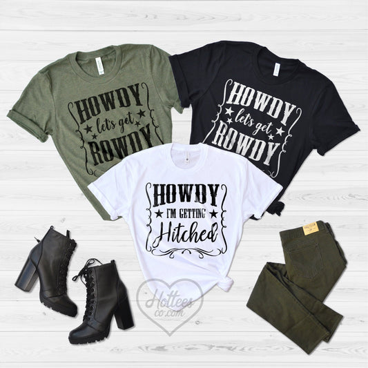 nashville country bachelorette party shirts