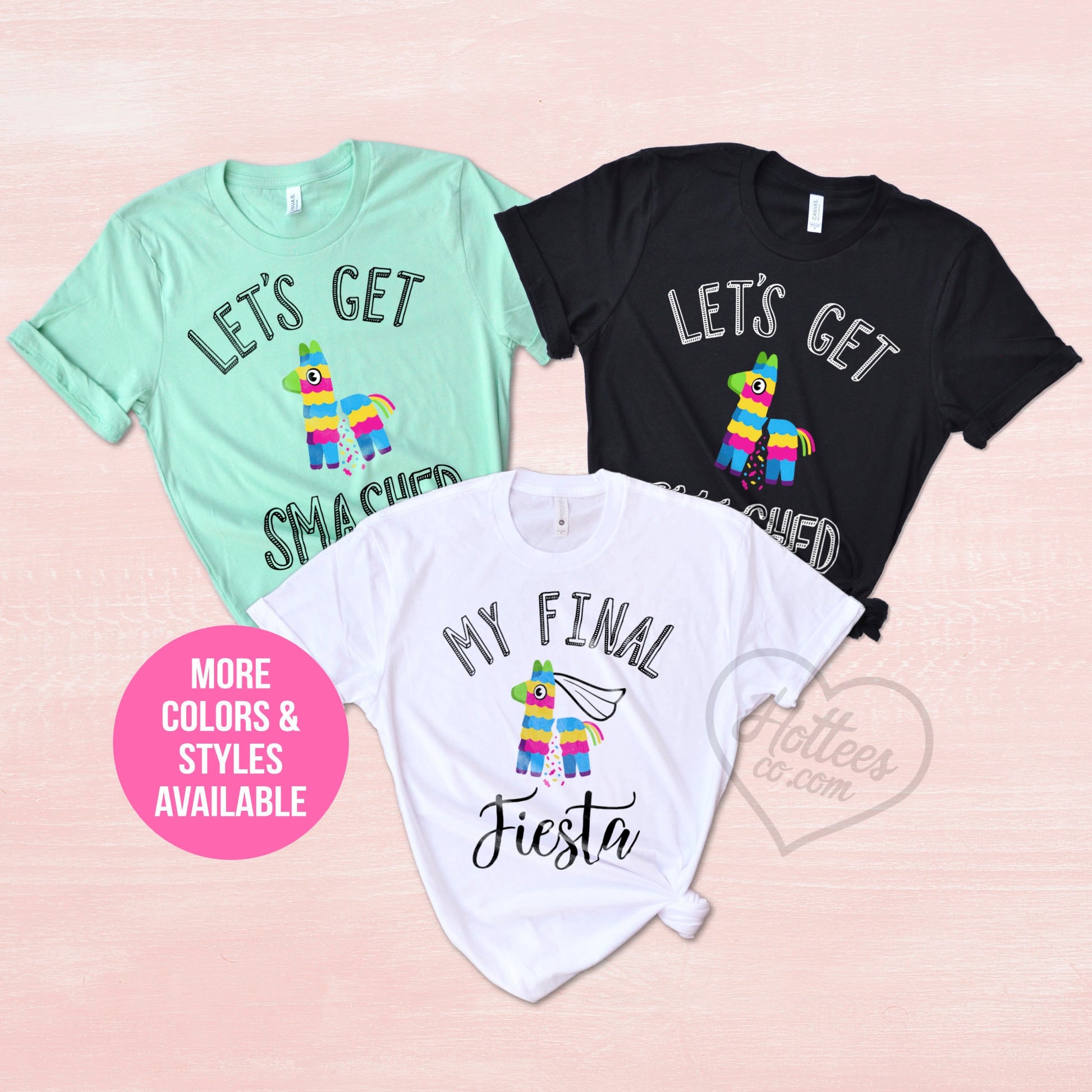 my final fiesta mexico bachelorette party shirts