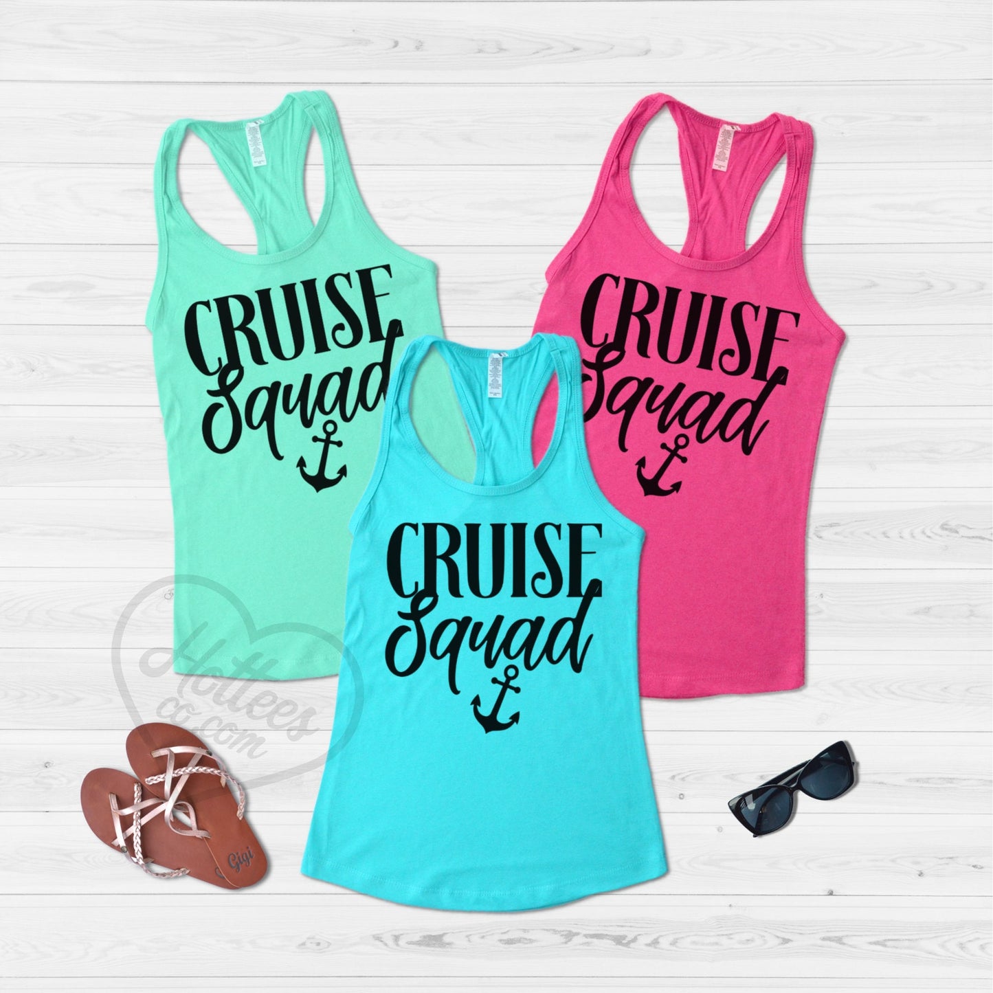 Cruise Squad Matching Best Friend Cruise Tank Tops