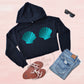 mermaid shell bra hoodie