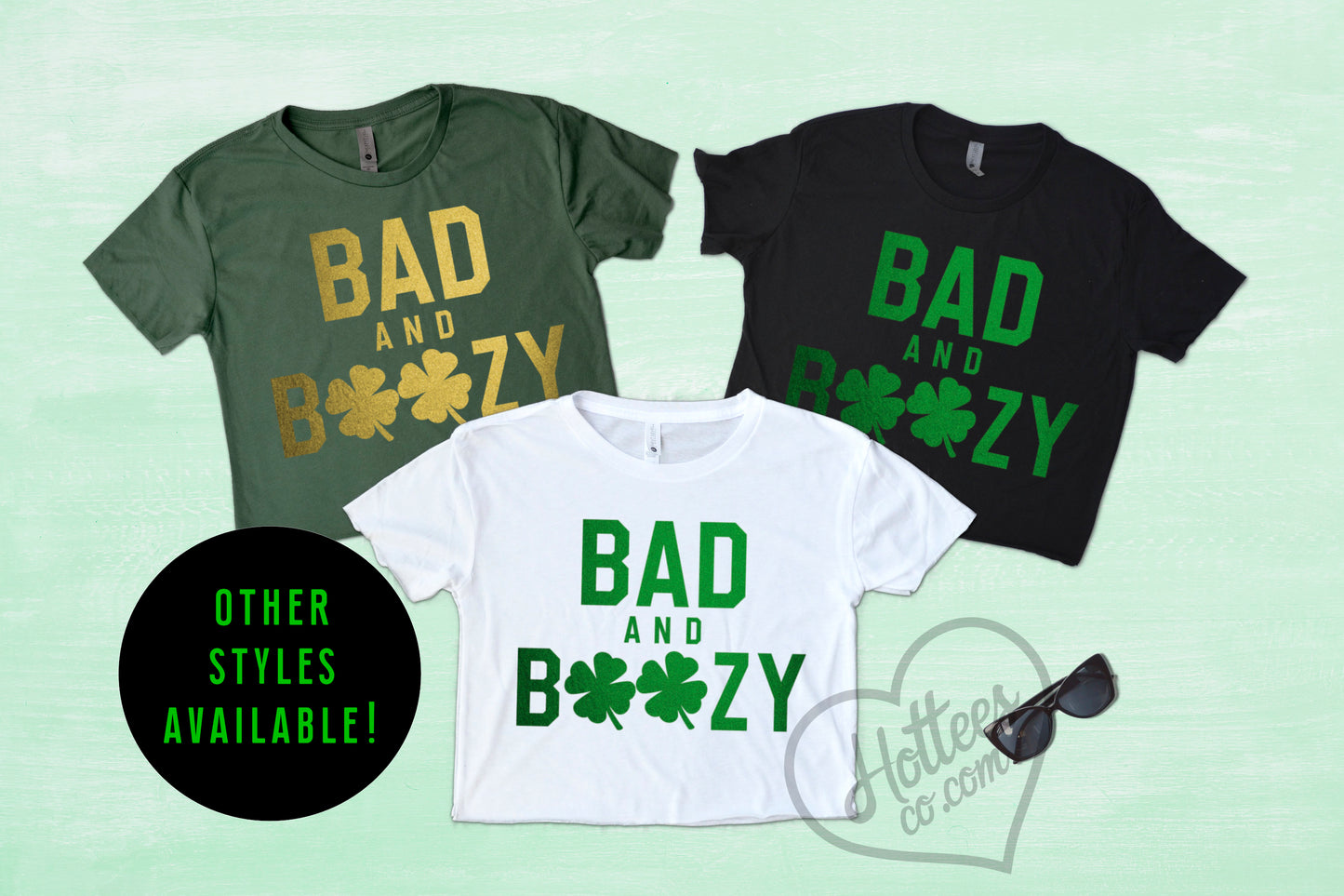 bad and boozy st patrick's day shirt