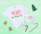 Merry Mama and Merry Mini Family Christmas Shirts, Mommy and Me Matching Christmas Pajamas Shirts