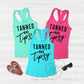 tanned and tipsy tank top