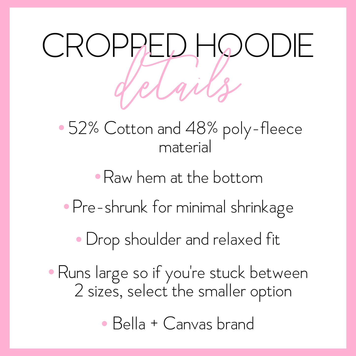 Baddie Bestie Crop Top Hoodie, Best Friend Sweater