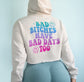 Bad Bitches Have Bad Days Too Cropped Hoodie, Mental Health Sweater