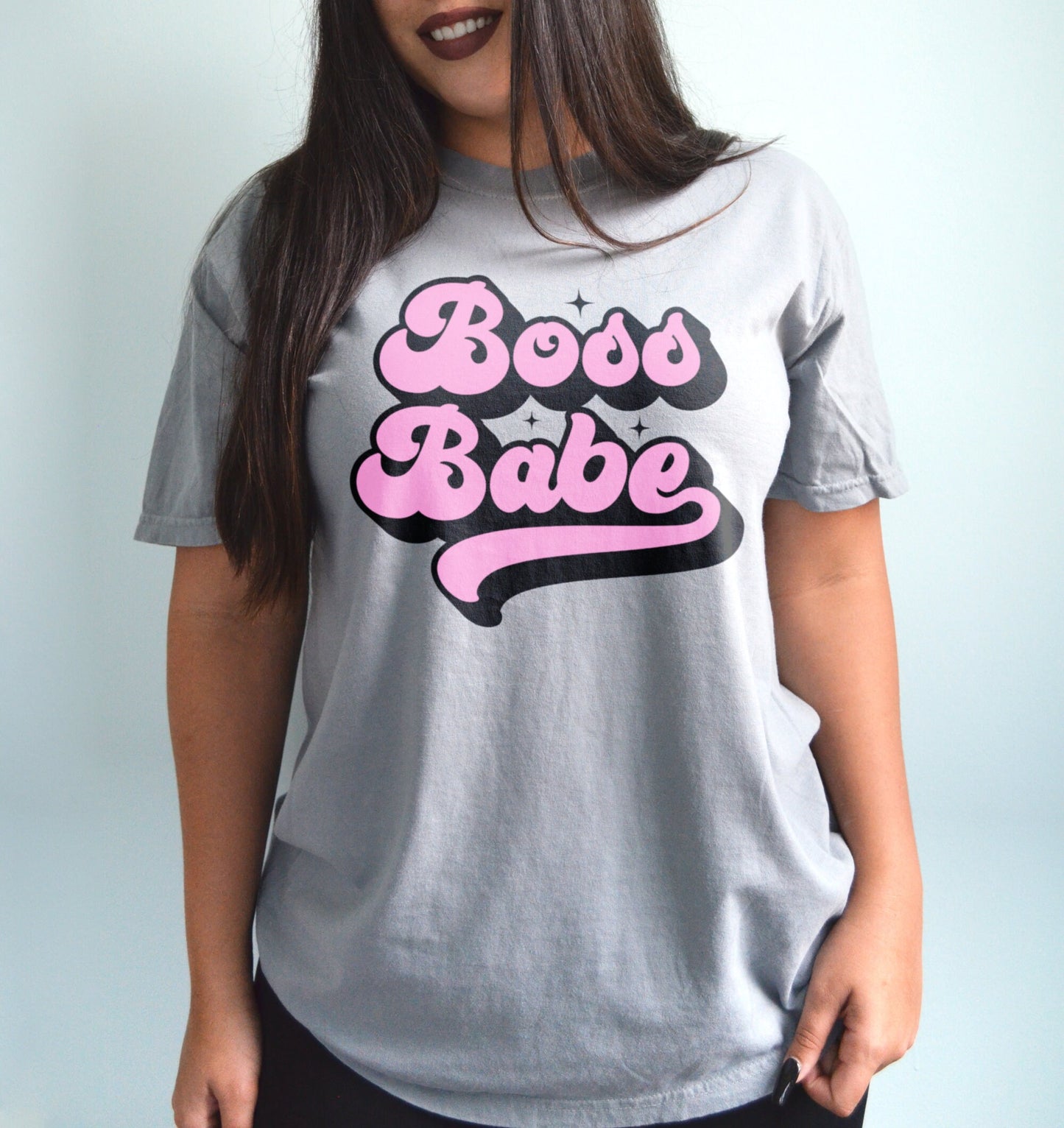 Boss Babe Sweater, Girl Boss Entrepreneur Crop Top Sweatshirt