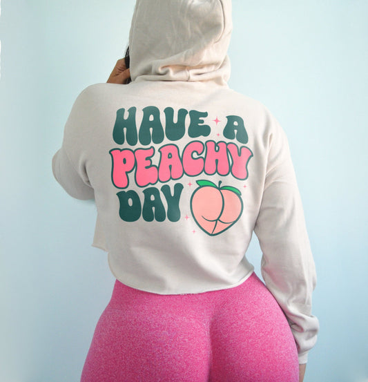 booty peach hoodie