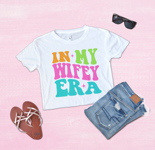 wifey crop top shirt