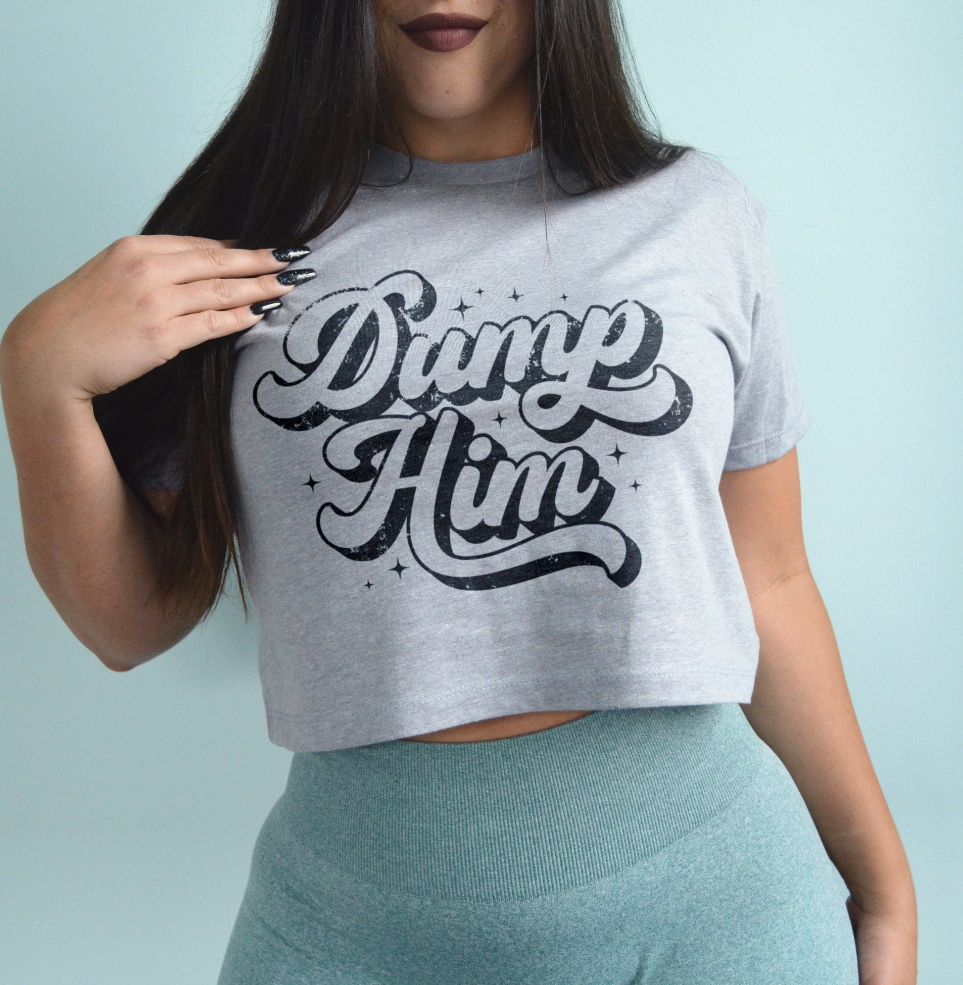 dump him crop top