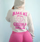 Make My Cheeks Smile Naughty Crop Top Hoodie, Bend Me Over Hoodie