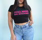 small boobs big attitude crop top