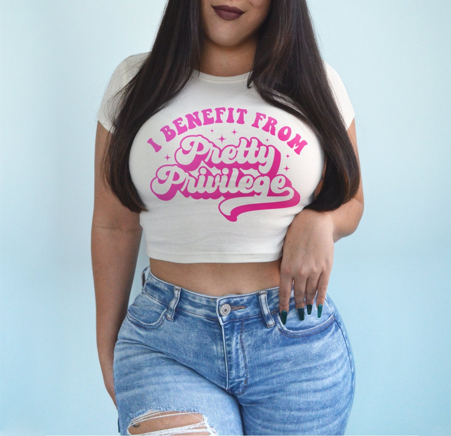 I benefit from pretty privilege shirt